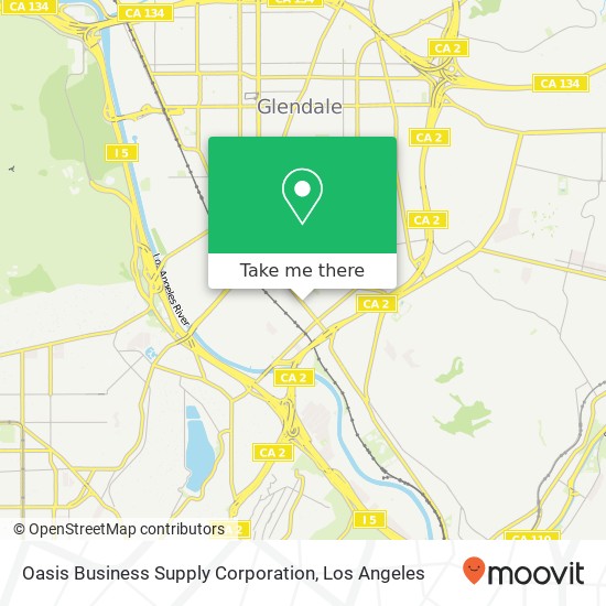 Oasis Business Supply Corporation map