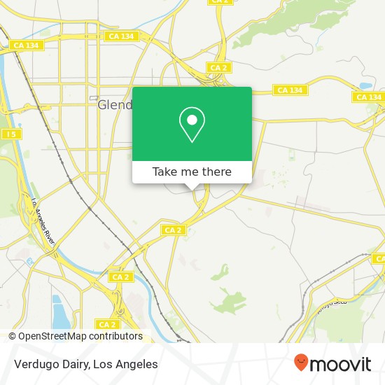 Verdugo Dairy map