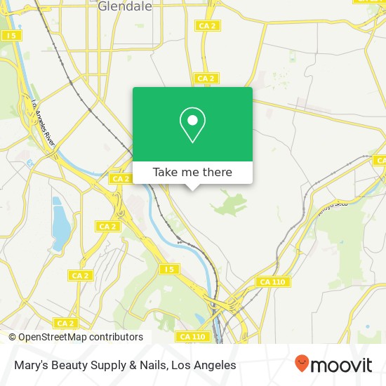 Mary's Beauty Supply & Nails map