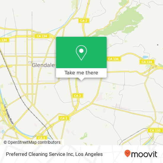 Mapa de Preferred Cleaning Service Inc