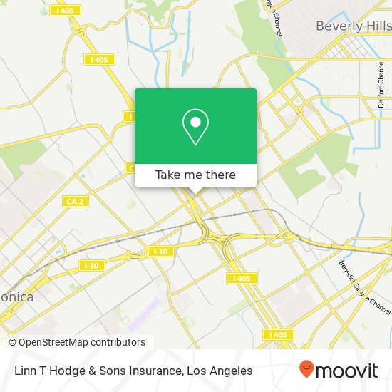 Linn T Hodge & Sons Insurance map