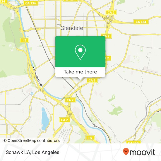 Schawk LA map