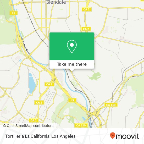Mapa de Tortilleria La California
