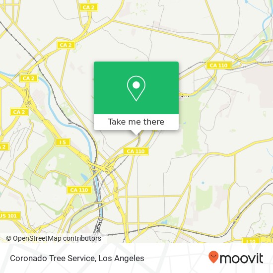 Mapa de Coronado Tree Service