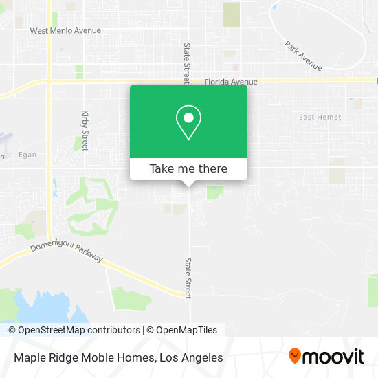 Maple Ridge Moble Homes map