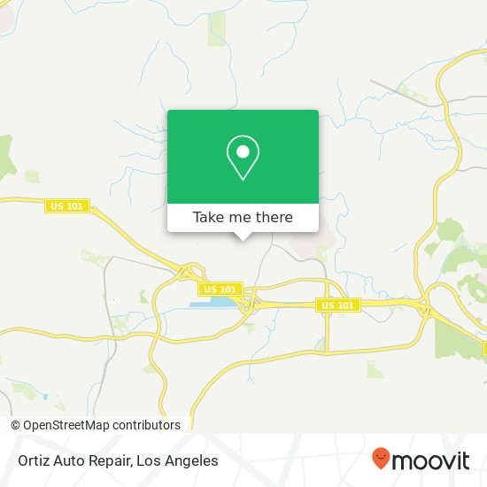 Ortiz Auto Repair map