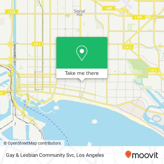 Gay & Lesbian Community Svc map
