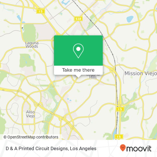 D & A Printed Circuit Designs map