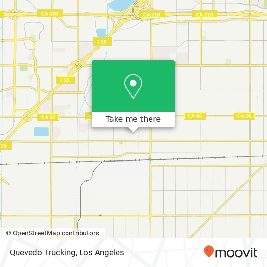 Quevedo Trucking map