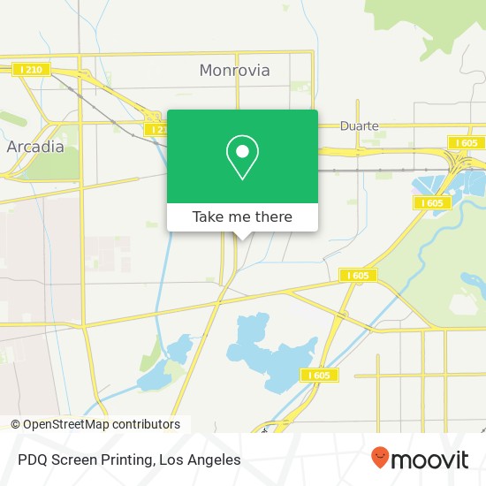 PDQ Screen Printing map