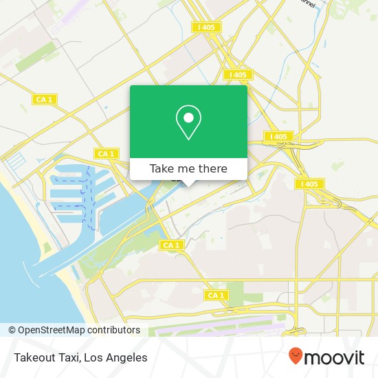 Mapa de Takeout Taxi