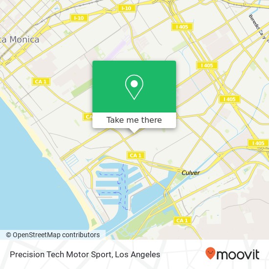 Precision Tech Motor Sport map