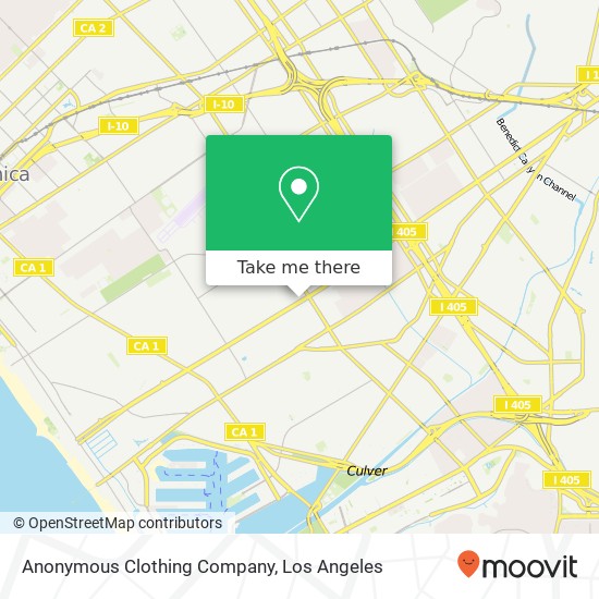 Anonymous Clothing Company map
