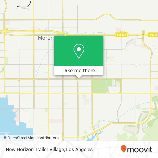 New Horizon Trailer Village map