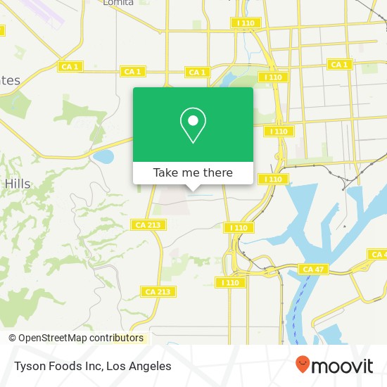 Mapa de Tyson Foods Inc