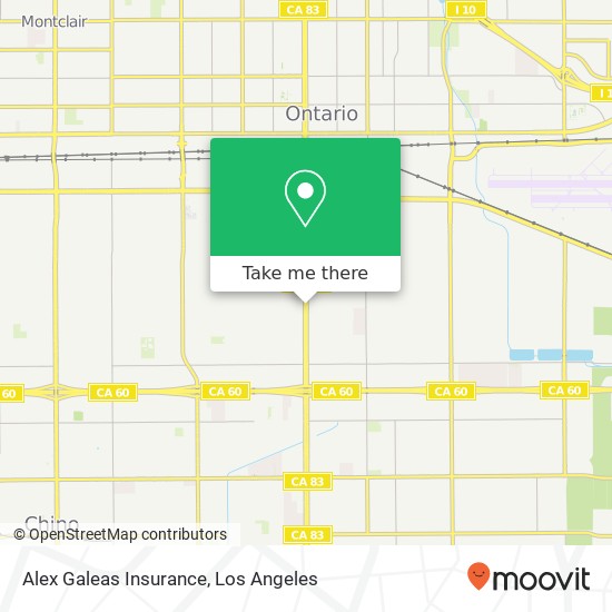 Mapa de Alex Galeas Insurance