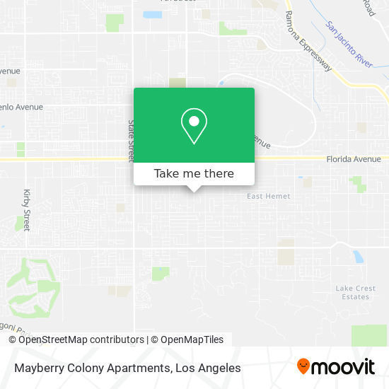 Mayberry Colony Apartments map