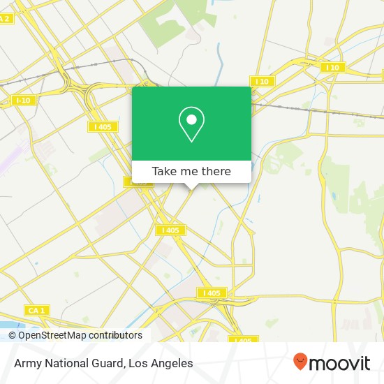 Mapa de Army National Guard