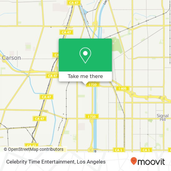 Celebrity Time Entertainment map