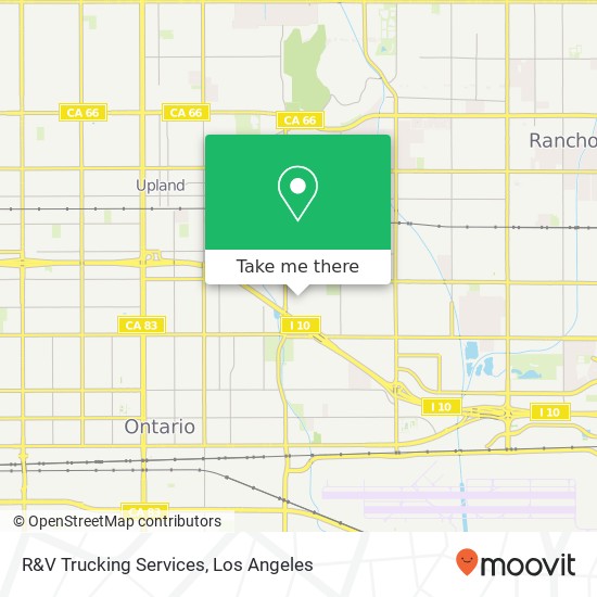 R&V Trucking Services map