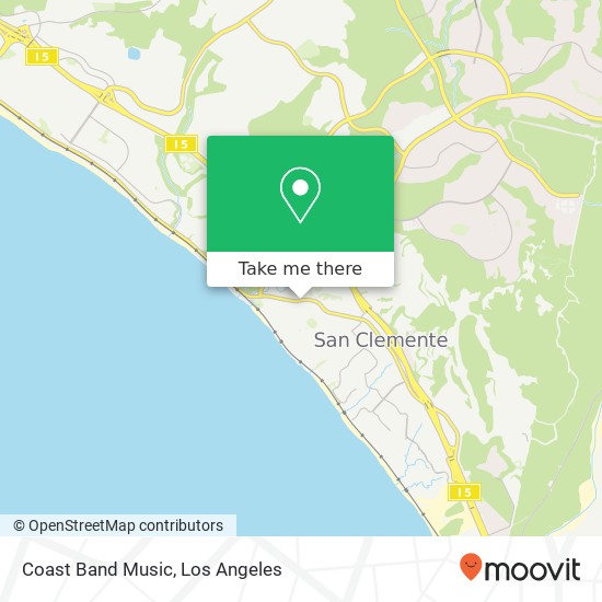 Mapa de Coast Band Music