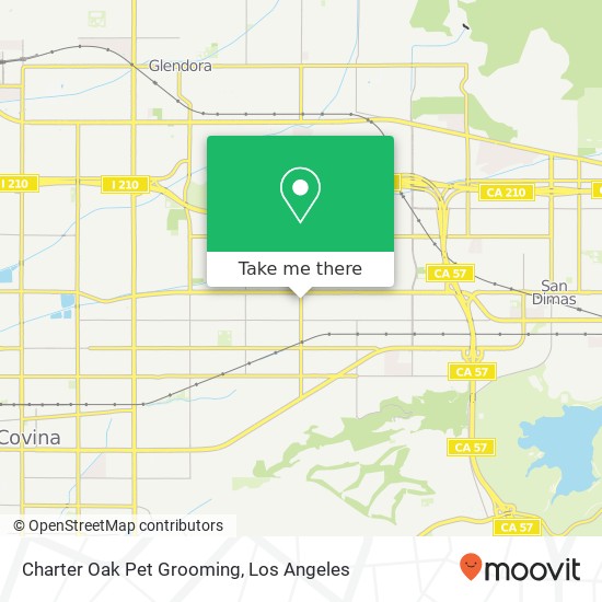 Charter Oak Pet Grooming map