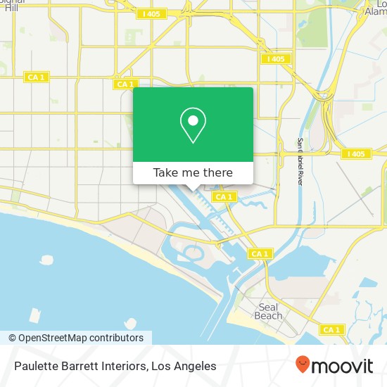 Paulette Barrett Interiors map