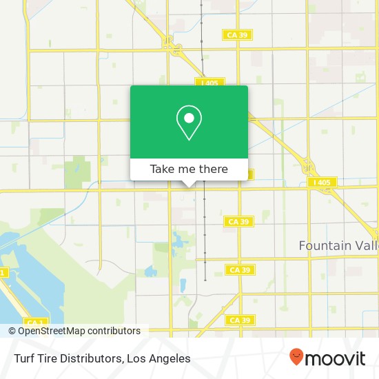 Turf Tire Distributors map