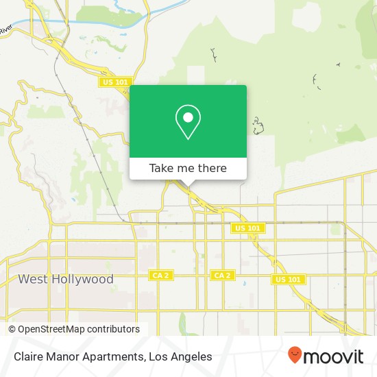 Claire Manor Apartments map