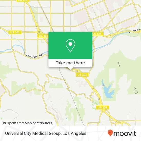 Universal City Medical Group map