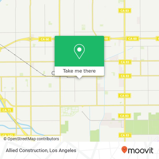 Allied Construction map