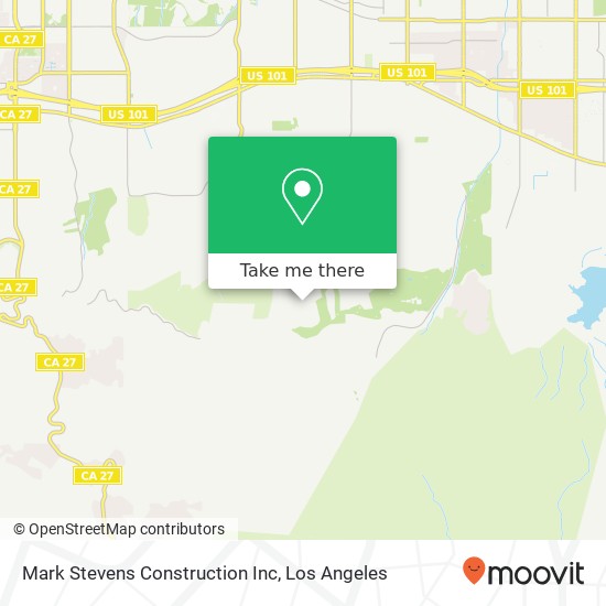 Mark Stevens Construction Inc map