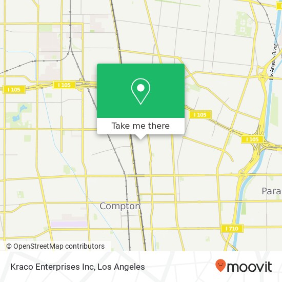 Kraco Enterprises Inc map