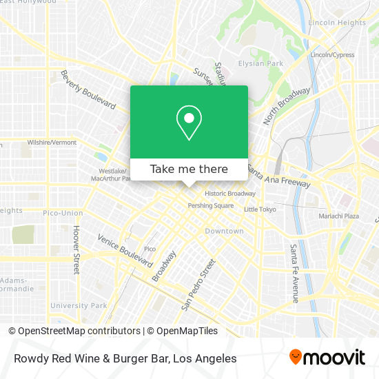 Rowdy Red Wine & Burger Bar map