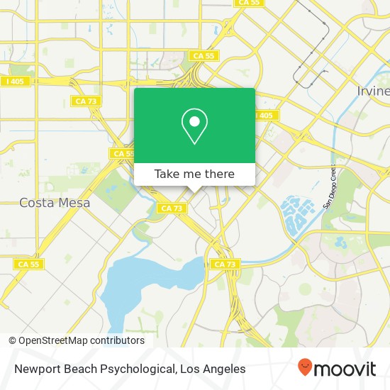 Newport Beach Psychological map