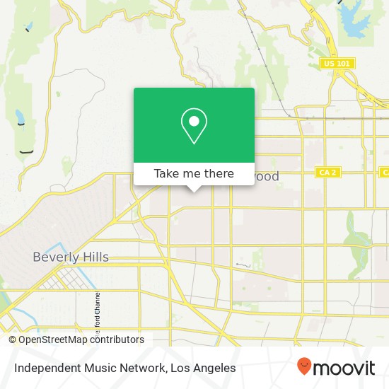 Independent Music Network map