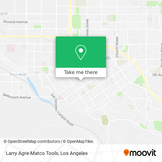 Larry Agre-Matco Tools map