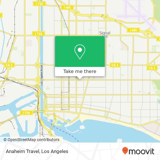 Anaheim Travel map