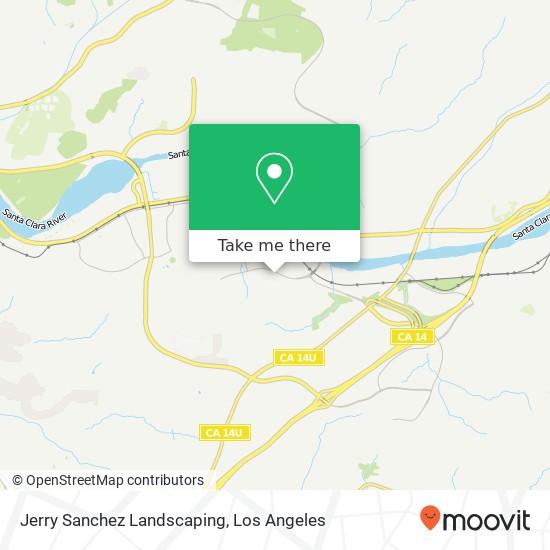 Jerry Sanchez Landscaping map