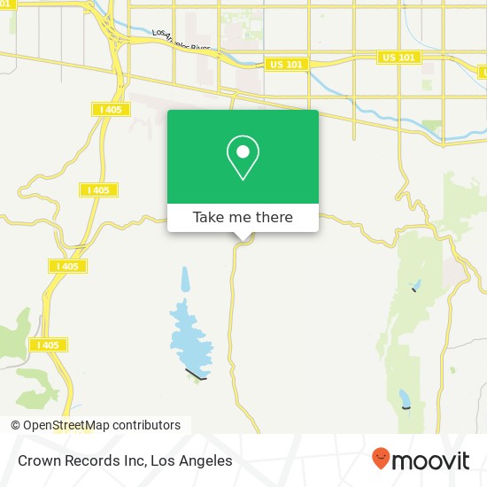 Crown Records Inc map