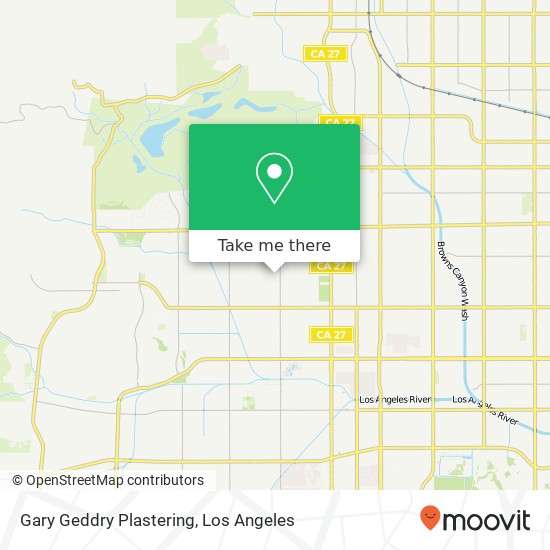 Mapa de Gary Geddry Plastering