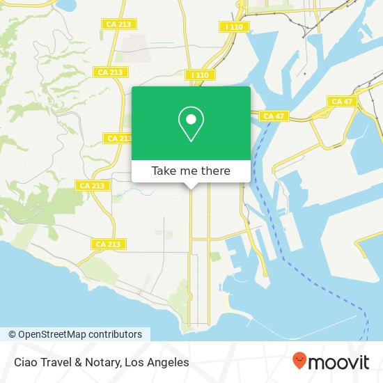 Ciao Travel & Notary map