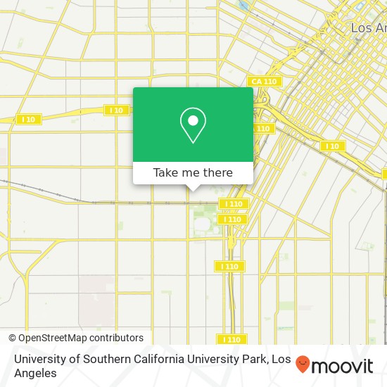 Mapa de University of Southern California University Park