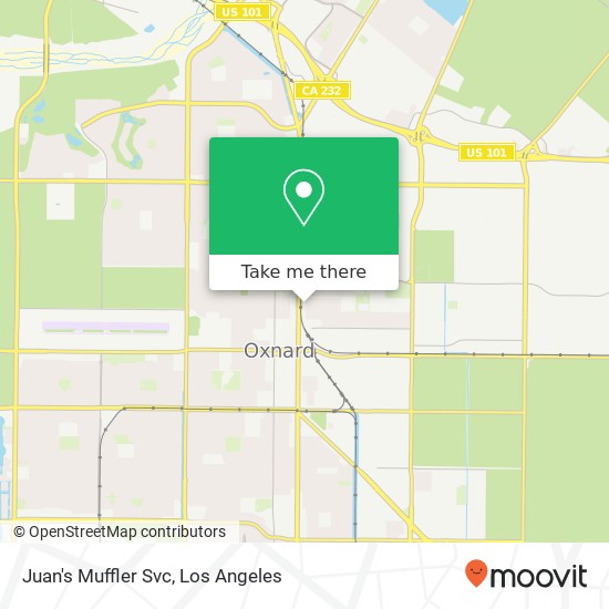 Juan's Muffler Svc map