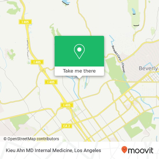 Kieu Ahn MD Internal Medicine map