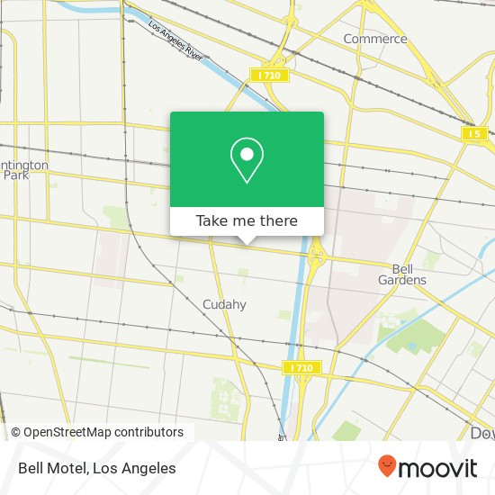 Bell Motel map