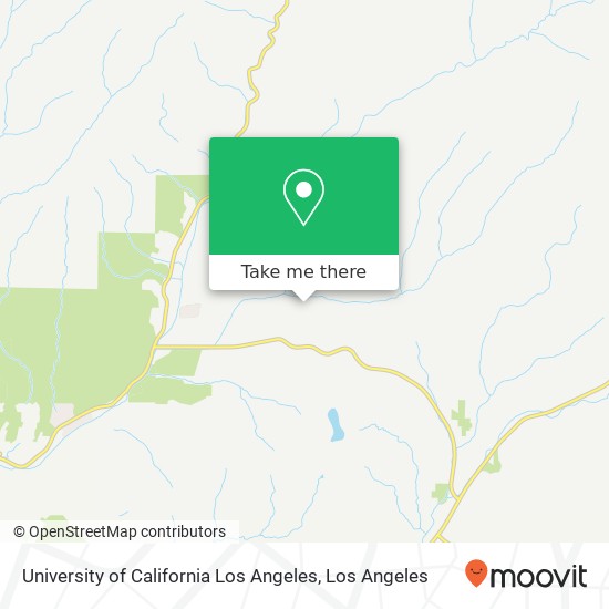 University of California Los Angeles map