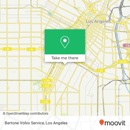 Bertone Volvo Service map