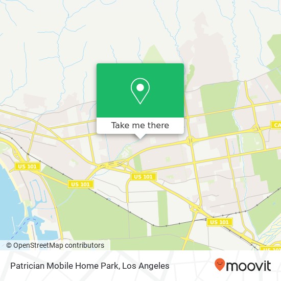 Patrician Mobile Home Park map