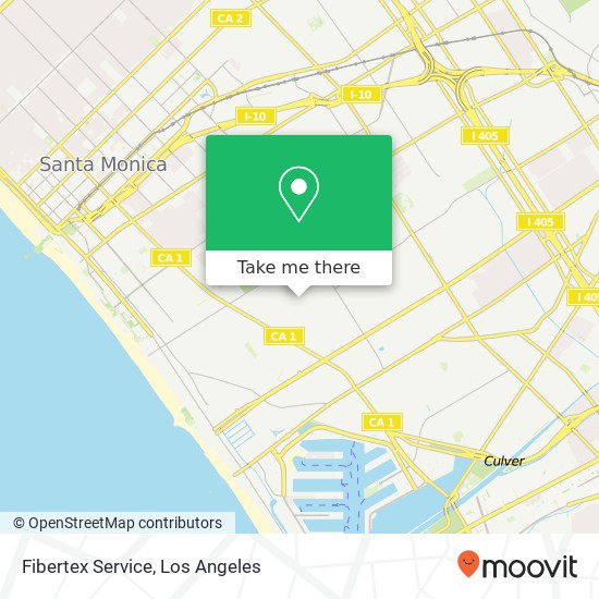 Fibertex Service map